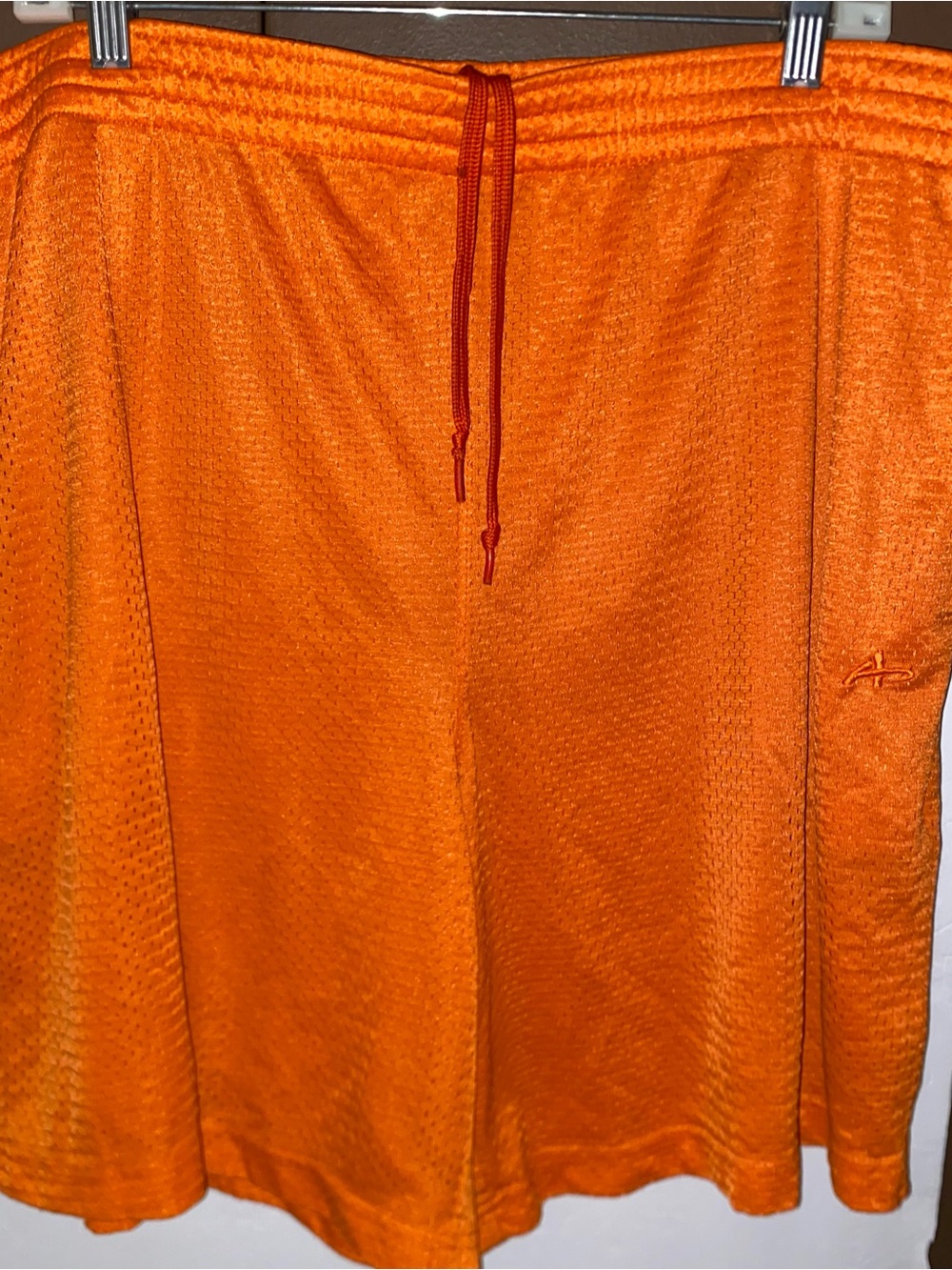 Men's Performance Mesh Shorts in Orange
